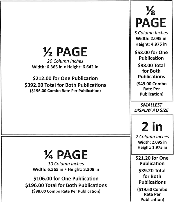 Ad Sizes 1